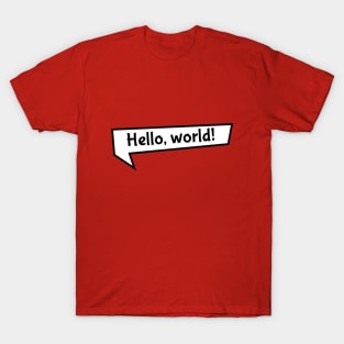 Hello, world! - black T-Shirt